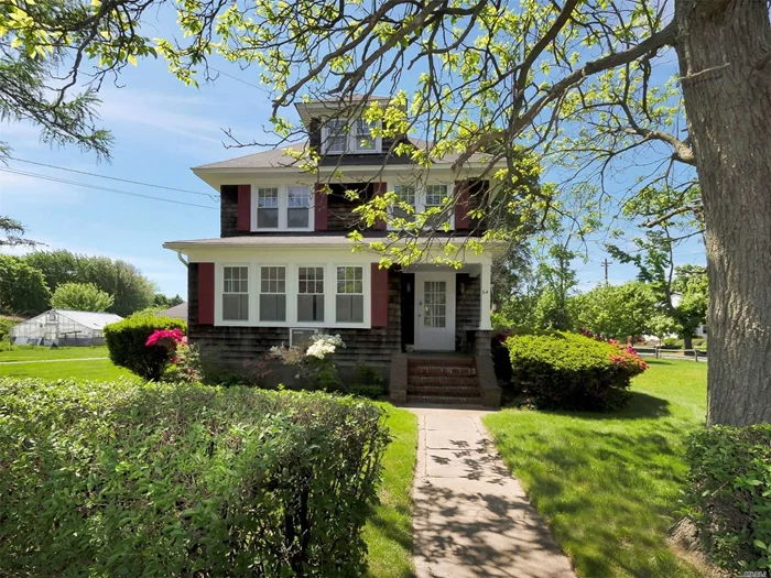 Lovely Colonial With 4 Spacious Bedrooms, 2 Full Baths, Living Room, Formal Dining Room, Sun-drenched Porch, Full Basement That Is Partly Finished, Granny&rsquo;s Attic, New Gas Heating.