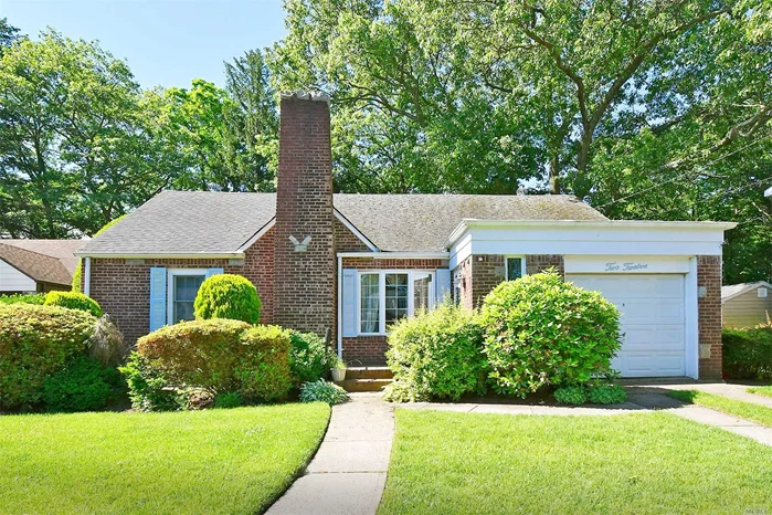 This Bright Sunny Expanded Brick Cape is ready for a new owner... Over 2100 Sqft of Living Space! Large Living Room & Dining Room for Entertaining, Eat In Kitchen w/Wood Cabinets & Gas Cooking, Den w/ Sliders to Sunroom & Yard, Updated Bath On First Floor, Currently Situated as 3 Bedrooms, 2 Baths, (Could Be 4/5 Bedrooms if Den Converted Back),   IGS, Updated Gas Heating