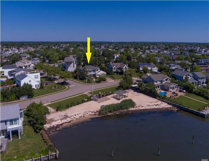 Custom Built Center Hall Colonial Overlooking The Great South Bay. Unique Floor Plan Provides First Floor BR&rsquo;s & Second Floor Master Bedroom Suite W/ Walk In Closets Etc.Private W/ In Ground Pool!