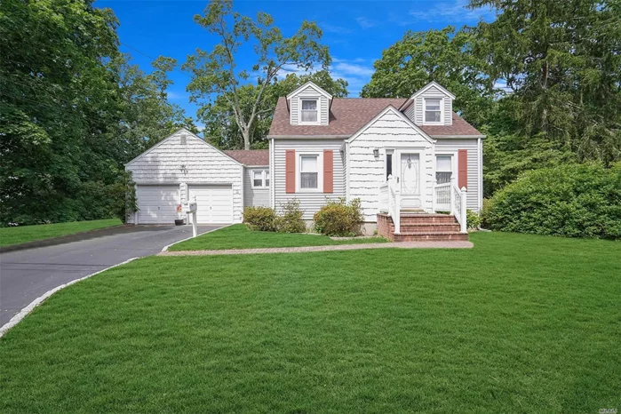 Adorable Cape Style Home with Attached 2-Car Garage Bordering Preserve. Entry Foyer with a Double Closet Leads into Formal Living Room and Formal Dining Room with Hardwood Floors. Eat In Kitchen Leads out to an Amazing Backyard. One Bedroom Down, Two Bedrooms Up with a Half Bath. Basement with outside Entrance. Newer Roth Oil Tank. Updated 100 AMP Electric Panel. 5 Year Young Roof. Private 1/3 Acre. STAR taxes $9694.55. Make This One Your Own!