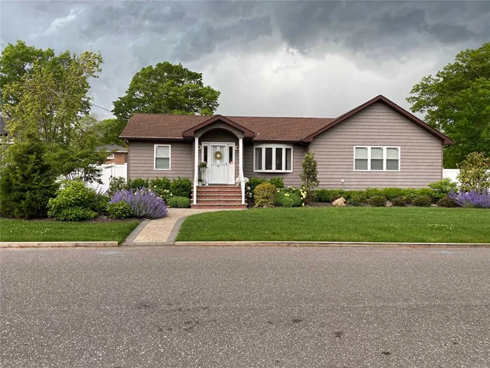 This charming 3 bedroom, 2 full bath is perfect for entertaining with an open concept kitchen, dining room and family room. This home was totally renovated in 2013 and further updated in 2017. New fence, deck, patio, walkway and sprinkler system and more.