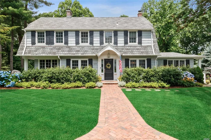 Impeccably updated traditional center hall colonial situated on a tranquil full acre in the desirable Mill Neck Estates section of Oyster Bay. Features include Master bedroom suite with stunning double vanity bathroom and spacious walk in closet, 3 additional bedrooms on 2nd level. Formal Living room with wood burning fireplace, office with 2 built in desks. Huge family room with vaulted ceiling and a gas burning fireplace. Custom kitchen with Breakfast nook and professional LaChanche stove. Mud room with electric radiant floors and built in storage for everything. Fully finished legal walk out basement with radiant heat floors, full bathroom, family room, built in murphy bed and separate laundry room. Full house generator, in ground gunite salt water pool, hot tub, outdoor teak shower. Winter Water Views! HOA fee $3169 annually includes road maintenance, snow removal and beach maintenance. SUPER LOW TAXES! This house has it call, just move right in and unpack!