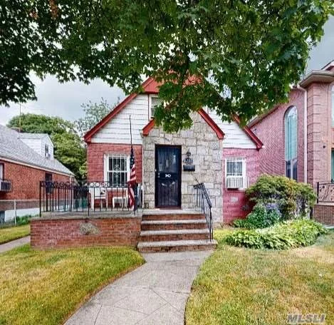 Detached Cape Conveniently located on Prime Fresh Meadows . Large Living Room, Eat-in-Kitchen, $ Bedrooms, 3 Bathrooms, Full Finished Basement, with Separate Entrance, Near Shopping and Public Transportation