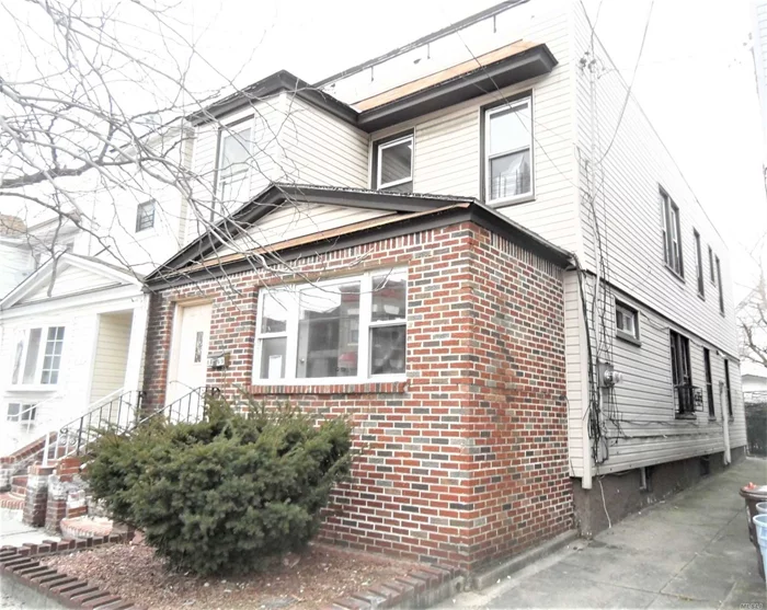 Huge 2 family in the heart of Woodhaven! This home features 5 Bedrooms, 3 baths, full basement and yard. Just a short distance away from Jamaica Ave, Rockaway Blvd, and the J & Z trains! This Is A Fannie Mae Homepath Property.