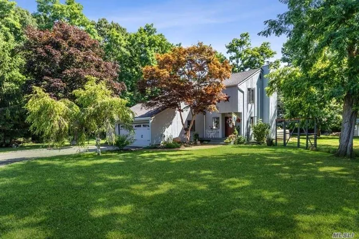 This Saltbox has been lovingly maintained. 3 Bedroom with room for 4th, 3.5 Baths, Entrance Foyer, high ceilings, Lr with F/P, Dining area, full kitchen granite, 2 pantries , half bath, full finished basement with the 3rd bath. Oil heat, split system Air Conditioning, large rear Trex deck over looking vegetable, flower gardens, and mature landscaping, two car attached garage.