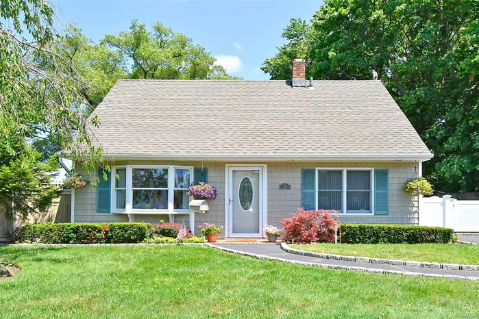 Cape Like No Other! Formal Dining Room Open To Huge Family Room/Living Room w/ Wood Flooring, Sliders To Private Fenced Yard, 2 Full Baths, Master On Main Level w/ 2 Walk In Closets & Full Bath!