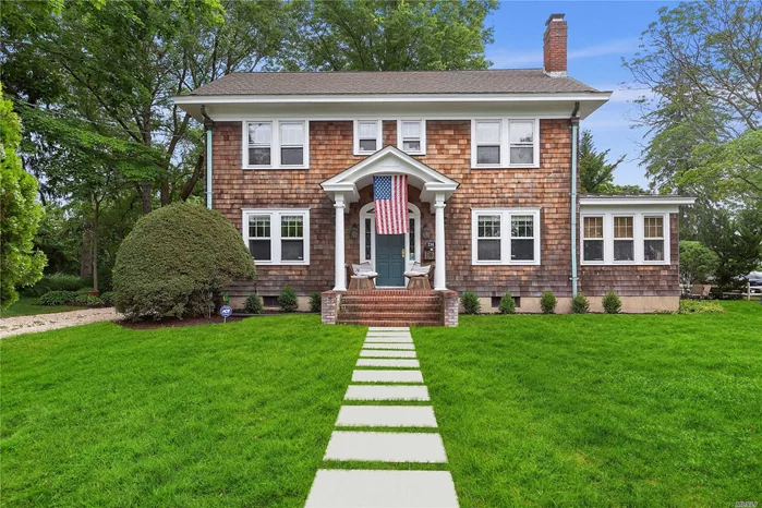 New to the market! We are pleased to be offering this very special Riverhead home. Built in the early 1900&rsquo;s this spectacular center hall colonial exudes charm and craftsmanship. They don&rsquo;t build them like this anymore!!! From the minute you walk through the door you will notice the attention to detail throughout from its original build and all of the recent improvements made by its current owner. With generously proportioned rooms throughout there is plenty of room to live and grow. A wood burning fireplace warms the living room flanked by a converted porch that offers tremendous light. The perfect play room, library or study. The large kitchen is outfitted with high end appliances, a generous pantry and a light filled breakfast nook. The expansive first floor also offers a traditional dining room, laundry room and full bathroom. Upstairs boast 4 bedrooms and another bathroom. Ample closets and full attic create plenty of storage and further expansion possibilities.