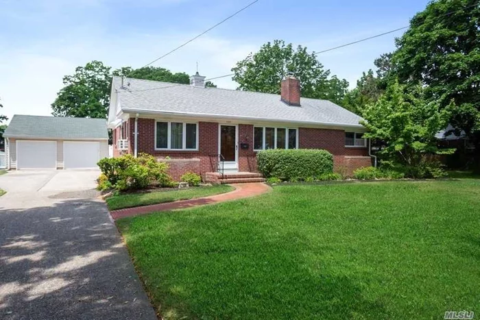 Welcome Home to this lovingly maintained Ranch that blends the convenience of single floor living with a BONUS Getaway Room/Family Room on the Finished Lower Level. This home offers many Classic touches including archways, hardwood floors and stone Fireplace w/heatalator. Situated on one of Islip&rsquo;s Premier streets this home has so much to offer. The huge Resort inspired rear yard boasts 16 x 32 in-ground pool w/brand new Loop-Loc liner as well as secure Loop-Loc cover. Not to be missed!