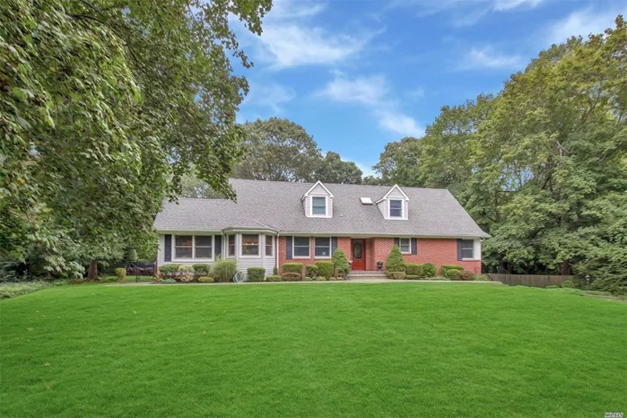 Set on 1+Acre Of Park Like Grounds Sits This Beautifully Maintained 4 Bedroom, 3 Bath, Brick Farm Ranch With Gourmet EIK, Formal Living and Dining Room with Wood Burning Fireplace, Hardwood Flooring, A Cozy Family Room That&rsquo;s Bright and Airy With Access to A Fabulous Backyard Great for Entertaining Guests. Lower Level With Home Gym and Abundant Storage Space, 2 Car Garage, Conveniently Located To LIRR, Charming Restaurants, Elegant Shops, Beaches and Desired Country Clubs, A Must See