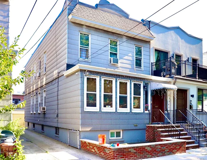 *** MUST HAVE PRE APPROVAL/ PROVE OF FUNDS BEFORE SHOWING *** MOVE RIGHT IN !! This is a Beautiful TWO family home in MASPETH only two blocks away from Grand ave, offering a spacious finished basement & a separate entrance that has an office/ family room and lots of closet space/storage + half bath. The upper units are both 3 bedrooms 1 bath w walk in closets. Eat in Kitchens & baths recently renovated, Roof only a few months old !! in all reality a Very well taken care of house to perfectly call it your new HOME !! LOCATION!! LOCATION !!! Near all !! Must see !!!