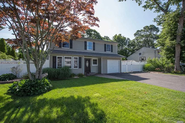 All Newly Renovated Colonial/Splanch With Huge Master Bedroom With Walk In Closet And Bath. Large Family Room With French Door To Backyard With In ground Pool. Eat In Kitchen w/Granite countertops, double oven, sliding glass door to side patio Pull-out pantry and additional deep shelve pantry, hidden cleaning Storage area, corner cabinet with push back shelves,  Family-room 16&rsquo;11 x 27&rsquo;10 French doors Large windows Built in bookshelves and display shelves In-wall, in-ceiling surround speaker system Energy efficient dimmable lighting - LR 11&rsquo; x 18&rsquo; Vaulted ceiling with Skylights Wall speakers - Part Basement And 1 Car Garage!
