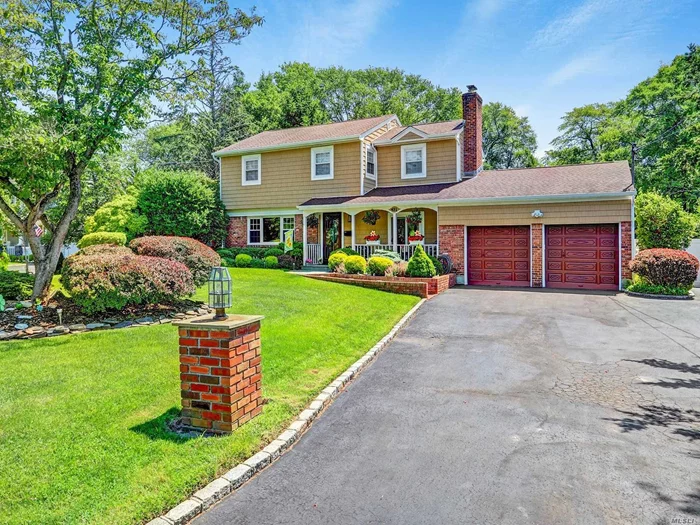 Welcome to this charming, immaculately landscaped, spacious 4 bedroom, 1.5 bath Colonial located S. of Montauk. Incredible opportunity to own a single family home with a Bonus room with OSE. Sip coffee outside on your front porch or seek serenity in your large private backyard oasis which includes a gazebo and a 20x40 in-ground pool perfect for floating your summer days away! Yard is fully fenced, backs to The Seatuck Environmental and is GREAT for entertaining!! Making your way through the front door of this lovingly maintained home offers a LR, Formal DR and the family room includes a wood fireplace. The kitchen provides ample space for all your meal prep needs with an abundance of light from two skylights and sliding doors to the backyard deck. Laundry Rm w/ storage. Up the stairs you&rsquo;ll find 4 great sized bedrooms and a full bath with a sky light. 1.5 Garage. Closely located to schools, shopping, beaches! This is it!