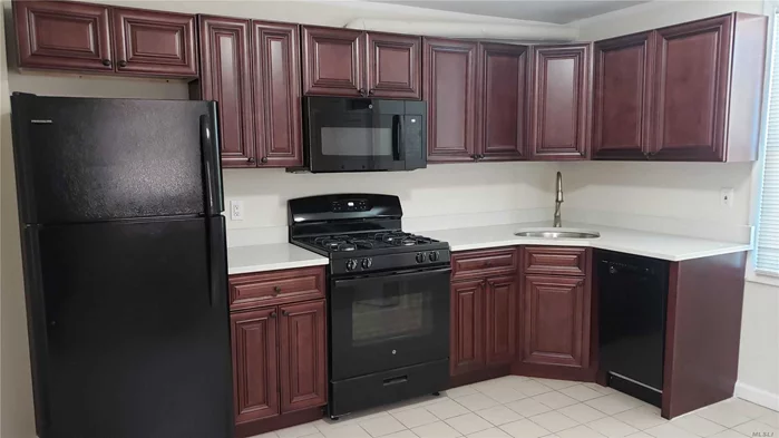 Newly Renovated 3Br/1Bth Sun Filled Duplex Apt, Tree-Lined block in the Heart of Bayside. 5 Minute Walk to LIRR, All Shops and Restaurants on Bell Blvd. All Brand New Eat-In Kitchen w/ Quartz Ctrtps & Ceramic Tile. Brand New Carpet. Renovated Full Bathroom. All New Electrical Switches, Outlets & Door Hardware. Office on 1st Fl. Plenty of Closets & Storage. Stackable Washer/Dryer. Designated Off-Street Parking Spot. Must See!