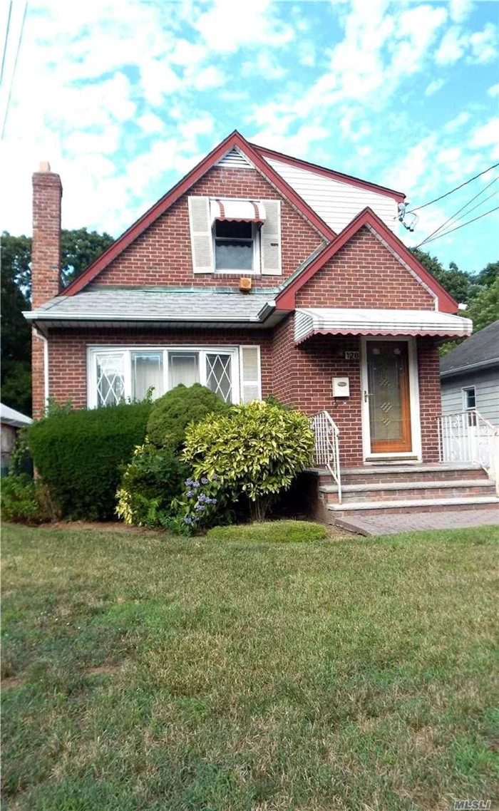 Charming Cape W/CAC system, Full Basement W/Outside Entrance, Spacious Rooms, Huge Driveway To Detached Garage!