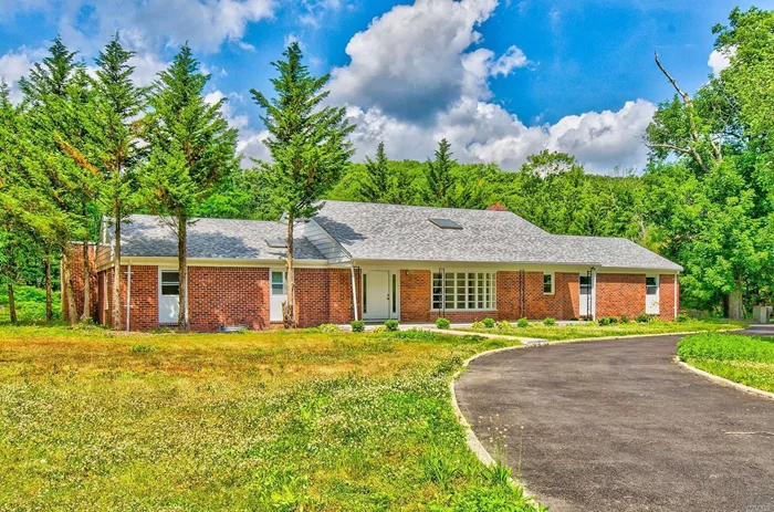 Elegant ranch home nested in 1.61 Acres of land featuring 3 Bedrooms 3 Bath in the prestigious location in Woodbury. Just Renovated! Open & Bright Layout. This incredible ranch features a spacious entertaining area w/lg living rm/den, Fdrm & chef&rsquo;s kitchen w/quartz countertop and stainless steel appliances! Master bdrm ste w/Lux Fbth plus bdrm/Fbth & loft bdrm! New baths, l g closets, brick patio & walkways!Rm for pool & tennis Ct! Syosset SD & close to shopping & transportation! Huge windows with plenty of light, this house has all the features one would look for. This magnificent property can become your dream home.