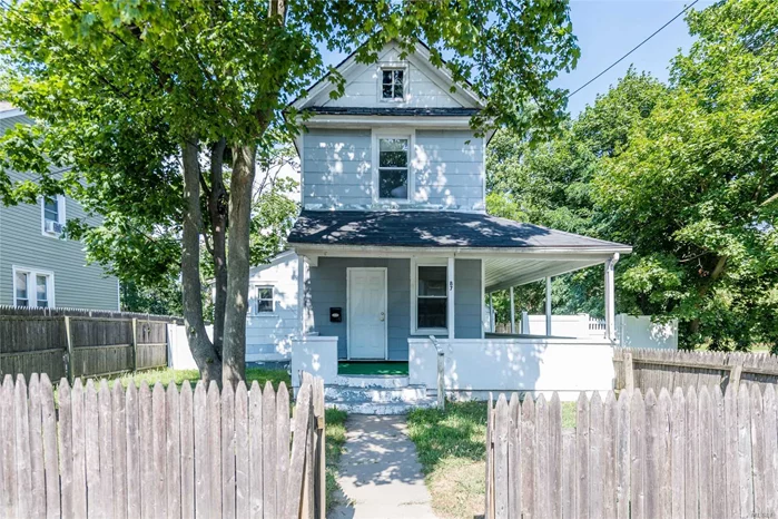 Circa 1920&rsquo;s Investor&rsquo;s Delight. Cute 3 Bedroom Colonial With Wrap Around Porch & Detached Garage. Close To Downtown Bay Shore & Transportation. Home Needs Some TLC.