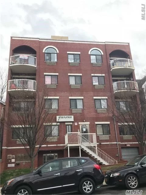 3 Bed Rooms 2 Full Bathrooms Apartment in a condo building with elevator. On-site Laundry. Front and back balcony. Excellent Condition. $2400 cold & hot water included. Conveniently Located, Close To Schools, Flushing Meadows Park, Supermarket, And Highways. 2 Blocks Away From #7 Train Station On Roosevelt Ave.
