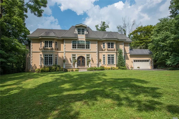 Looking for a home that is NOT mass built? Welcome to prestigious historic Roslyn Harbor! This young CUSTOM designed 2002 French Chateau home with 7, 000 sq will delight you for years. Located on a private parklike street zoned for award winning SD#3, near NYC, it offers every possible amenity for today&rsquo;s lifestyle incl homeschooling and working. Entertain on a grand scale indoors or out with your saltwater heated pool/jaccuzzi, sauna, billiard room, movie theater, chef&rsquo;s delight kitchen, banquet dining room, bridal staircase and spacious rooms with high ceilings. Enjoy a master ste with his/hers bathrooms, walkin closets and dressing area. Work from home in English style office/library. A staycation is a treat in this versatile home, with its parklike fenced bucolic 1.5 acre private property. Not just a home, a lifestyle that will create memories of a lifetime! Near well known attractions such as the Miracle Mile, museums, beaches, and parks. One mile from LIRR. Feng shui compliant