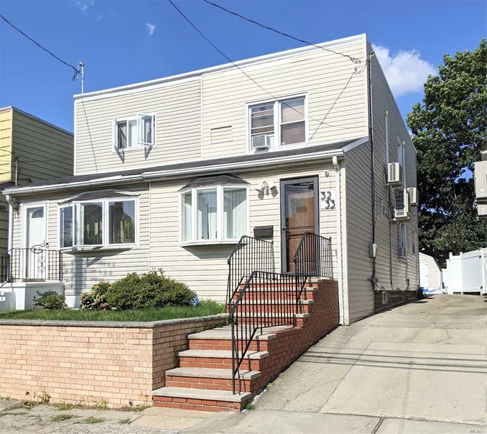 Semidetached One Family Home on a quiet block in the heart of Bayside. Close to shops and restaurants on Francis Lewis Blvd. Close to buses Q28 to Flushing, Q31 to Jamaica. School District #26! Zoned for PS159, IS25 and Bayside High School. Gutted renovated 6 years ago- Great Condition, Ready to move in!