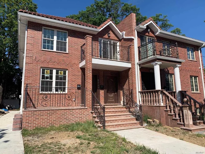 Brand-new Semi-detached Legal 2-Family in Bayside Hills. Close to Northern Blvd and Clearview Expy. Near shops, restaurants and bus stops Q27, Q31 & QM3. Close to H-Mart supermarket and LIRR Bayside Station. One Block to MS 158 Marie Curie. School district #26. Excellent investment opportunity.