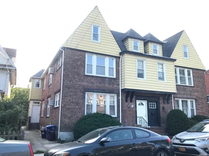 Fully Renovated Income Property Located in School District H26. Near Everything, Sharing Driveway with Two Parking Spaces. Walk to Bell Blvd & LIRR Only 2 Block Away. Great Investment Property.