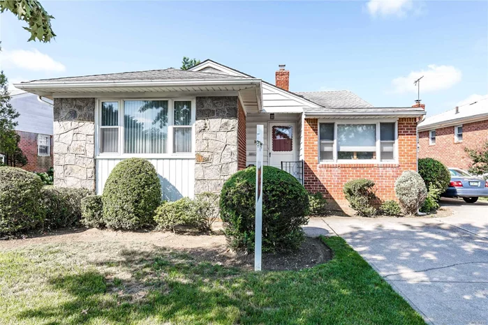 Spacious Brick Ranch on a Great Block in Bayside! Very Good Size Rooms Throughout! Needs Updating and Offers Great Potential! Full Finished Basement w/High Ceilings! New Washer and Stove, Convenient to Transportation, Shopping, and Bay Terrace Mall!