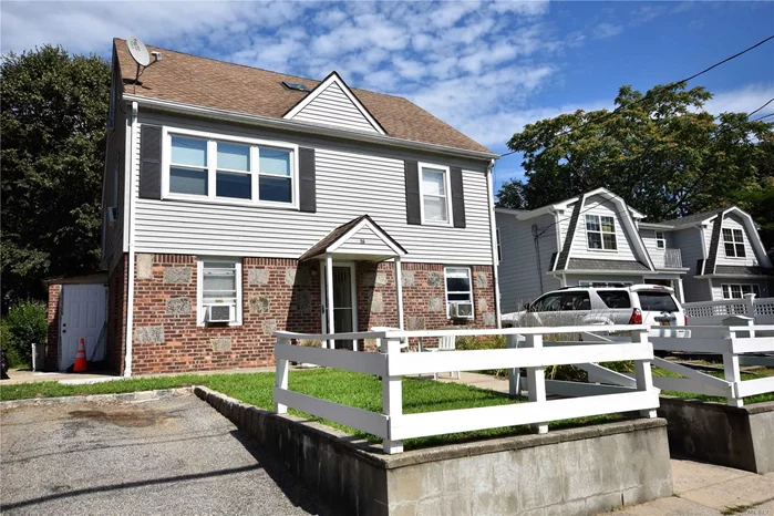 Extremely rare 7BR 4 bath 2 family home in Manorhaven section of Pt. Washington. 1st floor features 3BR, 2BA unit with updated kitchen, living room and den.2nd and 3rd floors feature duplex 4BR, 2BA Unit with large EIK. Steps to Manorhaven park