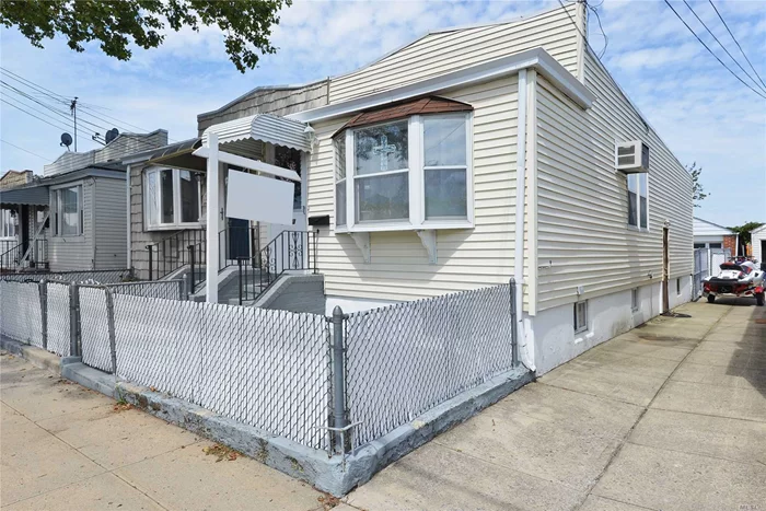 Opportunity knocks in the horseshoe area of Maspeth , pride of ownership is evident from the moment you enter this well maintained 3 bedroom 2 bathroom ranch building size 16x44 , bright open and airy this is one of the bigger homes in the horseshoe area with a shared driveway and a 1.5 car garage and a private yard .Zoned for highly recommended PS 153 . close to shopping transportation and house of worship .
