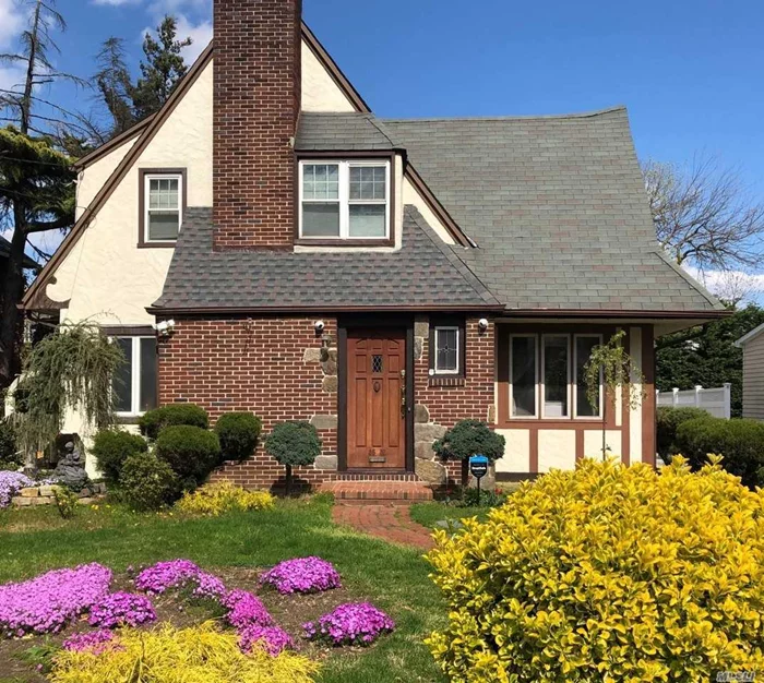 Charming Norway Tudor. Located in prime area of Bayside. Two block walk to Long Island Rail Road, one block to Bell Blvd. Excellent school district. Near parks, shopping, restaurants, transportation and much more! Bus #13 to Flushing, #7 train.