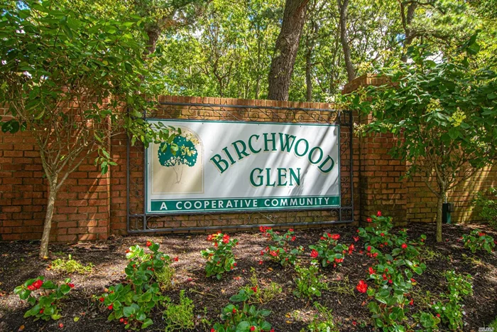 Recently updated! Move right in to this 2 bedroom / 1 bath co-op unit in Birchwood Glenn. This unit backs up to the preserve for lots of privacy. New kitchen with unique open layout, granite counter-tops and stainless steel appliances. Newly updated bathroom. Pristine hardwood floors. Community room, pool, tennis courts and playground.