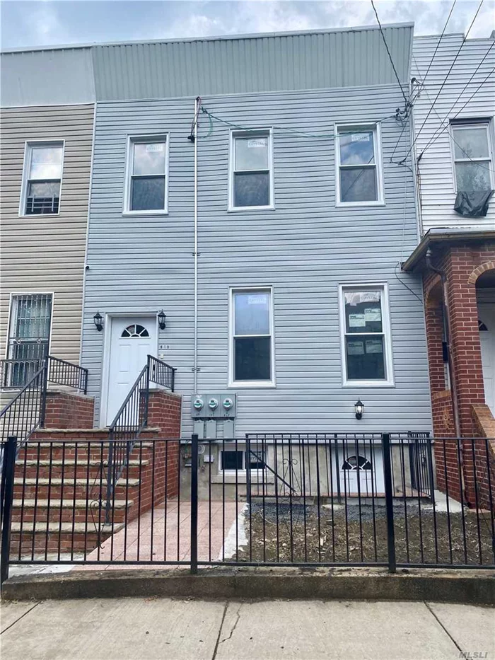 This multi-family home is located in Brooklyn, area, NY. Fully Renovated home. 4 Bedrooms, 2 Full baths, 2 Half baths, Granite Counter tops, Stainless steel appliances, Hardwood Floors, Energy Efficient Tankless Water Heaters, Central A/C, Full Finished Basement with it&rsquo;s Separate Own Entrance. Low taxes.Tenants pay their own utilities.Great Location few Blocks away from Subway Euclid Ave. Station, Close to Bus, Shops and MUCH MORE!