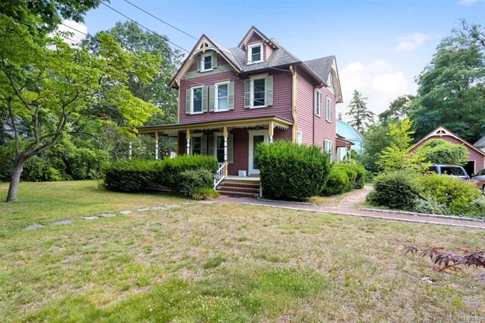 This Beautiful And Well Maintained Stately Victorian Epitomizes All The Charm And Character The Village Of Sea Cliff Is Known For. Enjoy Your Morning Coffee Relaxing On The Swing Along The Wrap Around Porch As You Look Out Onto The Large Landscaped Yard. A Short Walk To The Village Brings You To Restaurants, Shops, Parks And The Village Library - All Just A Few Steps Away From Perfect Sunsets Overlooking Hempstead Harbor & A Private Village Beach. Inside The Home Are 4 BDRMS, 2 Full Baths, A Large EIK, Formal DR, Library And LR. A Full And Bright Finished Attic Space Could Be An Additional Guest Area, Office or Playroom Along With A Full & Partially Finished Basement. Ample Room For Storage. Award winning North Shore Schools.