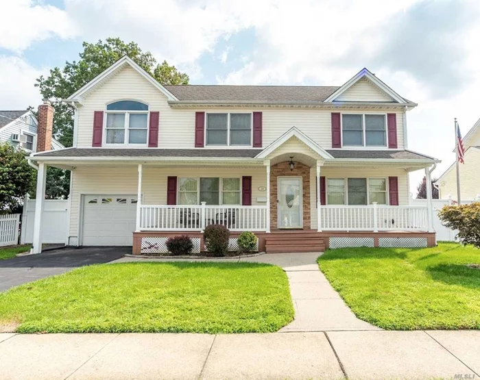 Perfect for the Largest of Families-Just Unpack Your Bags for this Diamond Condition 5 Bedroom/4 Bathroom Colonial Style Home in SD# 21! Gleaming Wd Floors-Granite Tops-All Updated Ceramic Bathrooms-Hi Hats-Oversize Master Bedrm w/Full Bath and Cathedral Ceilings-200 Amp-3 Zone Heat-Central AC-Ing Sprinklers-Custom Electric Fireplace-Full Size Attic-Spacious Front Porch-Outdoor Gas Cooking-Deck-Fire Pit-Patio-Backyard Entertainment at its Best-Close Proximity to EVERYTHING! TOO MUCH TO LIST!!