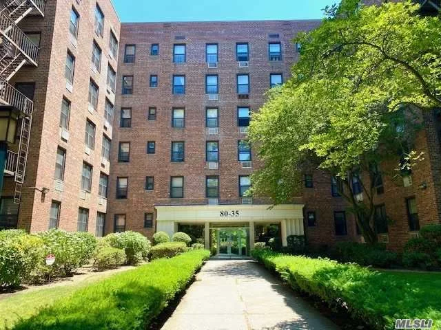 High Rise Elevator Building, Bright & Sunny Corner 2 Bedrooms Expose To Se On 5th Floor -1200 Sqft . School District #26, Ps188, Community Pool, Bbq Area Upgrade. Laundry Room, Storage Unit. .Centrally Located Near Shopping / Transportation. No Dogs, Cats Is Ok. Super Onsite. Maintenance Include all except Electric ,  Parking Stick$35/yearly. 20% Down Payment. Income Requirement:Debt To Income Ratio No More Than 30%. Bus Q27 To Flushing , Q88 To Queens Center, Q46 To E/F Subway. , Qm6/36 To Nyc.