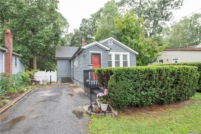 Come see this two bedroom ranch on a fully fenced park-like property. Features include living room, den, kitchen, full bathroom and a full unfinished basement. This home is located in the German Gardens Section Of Yaphank. Quiet Neighborhood - Do Not Miss Out!!!