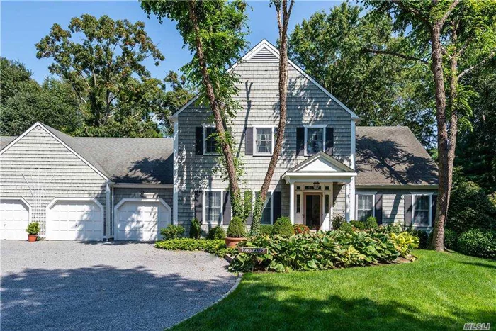 Fabulous Attached Colonial in Matinecock Farms Set on Private Property With In ground Pool.Mint Condition. Wonderful Floor Plan For Entertaining with Beautiful Views from All Rooms. Caretaker On Site. Dues $4200/yr