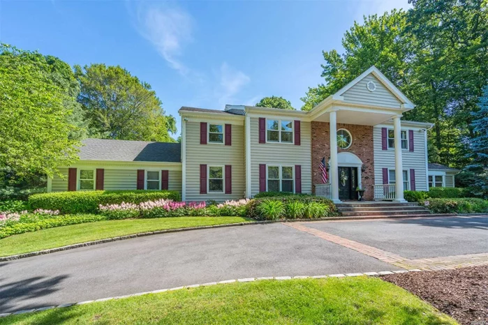 Beautifully Renovated & Spacious Center Hall Colonial Located In Lovely Sherwood Gate Community. Large Principle Rooms, With Detail Molding & Two Fireplaces. Flow Effortlessly For Gracious Entertaining. Superb Kitchen Space With Gas Cooking And French Doors To Patio.  Grand Master Suite With Renovated Bath & Walk In Closet. Five Additional Bedrooms With Renovated Baths. Full Basement, Partially Finished. Incredible Two Acre Property Offers A Vinyl Heated In Ground Pool, Koi Pond, Mature Plantings And Complete Privacy.