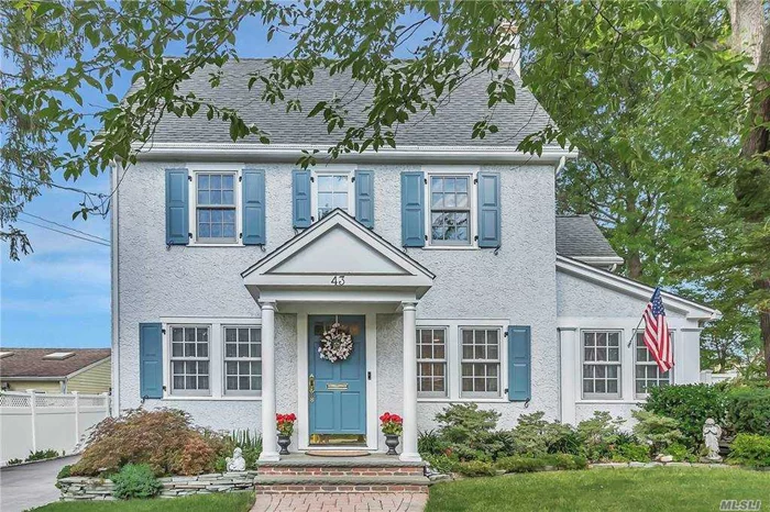 Impeccably renovated and brilliantly expanded Colonial in the heart of Manhasset. Features an amazing 4-story extension in the rear that includes a 1st class EIK w ctr island, Family Room w sliders to yard & built-in entertainment sys, Master Suite w luxurious bath & large wi closet, and large new unfinished basement w 10 ft ceilings & legal egress window that could be a wonderful playroom! Whole house generator, 3 zone heating system & CAC, full walk-up attic w finished rms, Marvin windows & doors, full house water filtration system, built-in AV system w speakers & more.