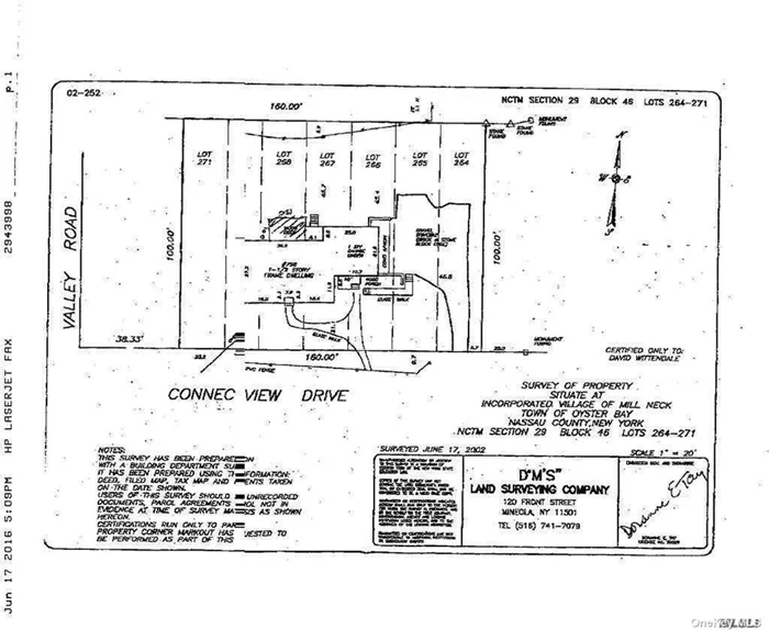 Great Investment Opportunity in Mill Neck Estates Oyster Bay. Water Views, Private Beach and Mooring Rights! Subdivision Approved for Two Lots Approx. 8, 000 Sq Ft Each. Low Property Taxes and Annual Association Fee!  Construction Plans Available Upon Request.