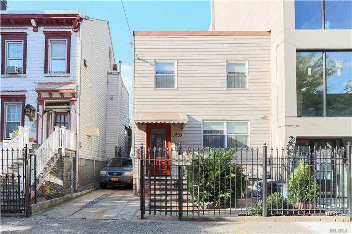 Please call Eliza at 1-646-617-2121 for showings. Please know that seller is selling as is. 203 Freeman St in Greenpoint is a beautiful, semi-detached, one-family home in prime Greenpoint, a spacious 25&rsquo;x100&rsquo; lot width, private backyard, and 2 car driveway. Conveniently located between McGuiness Blvd and Manhattan Avenue. Your family and loved ones will enjoy the spacious backyard, perfect for family gatherings! Come and take a look at this beauty....Don&rsquo;t miss out! Lot Size:25x100, Lot Sqft:2500, Zoning: R6B Floor Plans: 1st fl: open space kitchen, dining room, living room, master bedroom with walk-in closet, full bathroom, and porch 2nd fl: 3 bedrooms, full bathroom, big deck Basement: finished basement, laundry room, half bathroom, extra entrance All Renovated 5 Years Ago