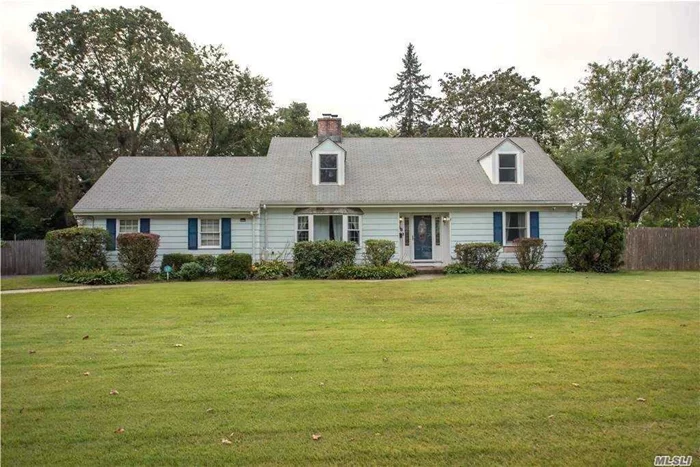 Islip Expanded Cape With Room For All. Convenient to all and has plenty to offer. Living Room, Large Eat-In-Kitchen, Five Bedrooms, 2 Full Baths, Screened In Porch. Full Basement & Two Car Garage. Set on Half Acre of property with a beautiful Inground Pool. This one won&rsquo;t last!