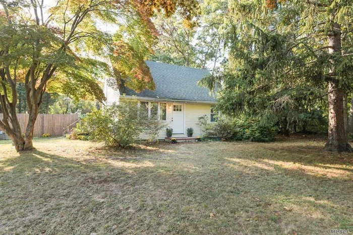 Think of this little house on a beautiful wooded acre in the delightful Mt. Sinai area as your blank canvas! Will it be expanded upon? Will it be deliciously updated into a charming cottage that makes even Joanna Gaines drool? The future of this adorable home is endless! Fenced in section in the cleared yard, most of the lot is left wooded, nature abounds with deer stopping by to say hello!