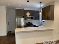 Luxurious newly fully renovated 2nd floor, 2 bed apt.over a Bar, large oversize windows, keyless entry, New Appliances and Rainfall Shower. within 50 feet of Mineola LIRR and Bus stations(35 minutes to Manhatten) and in close proximity to NYU Winthrop Hospital. Parking available with an extra charge.