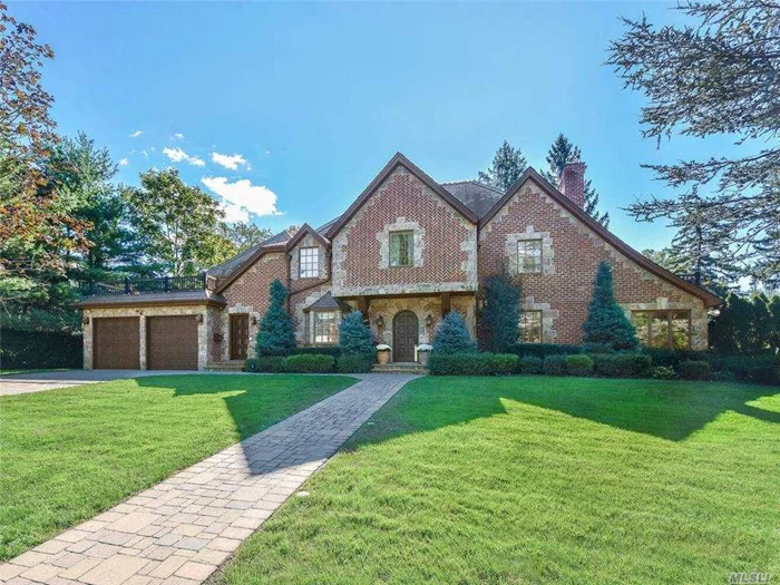 This magnificent center hall English Tudor, resting atop .34 acre of lushly landscaped corner property, offers plenty of space and privacy for today&rsquo;s lifestyle. Once inside, appreciate the custom millwork throughout the beautifully crafted principle rooms. Enjoy the sun-filled great room, custom chefs kitchen, home office, formal dining room and a dual sided fireplace shared between a spacious living room and library. The second level has a unique 4 bedroom layout which includes Master Bedroom with en-suite radiant- heat bath, Junior Master Bedroom with en-suite bath as well as 2 large additional bedrooms and full bath. 3D MATTERPORT VIRTUAL WALKTHROUGH AVAILABLE! CALL AGENTS FOR LINK IF UNABLE TO ACCESS ONLINE!