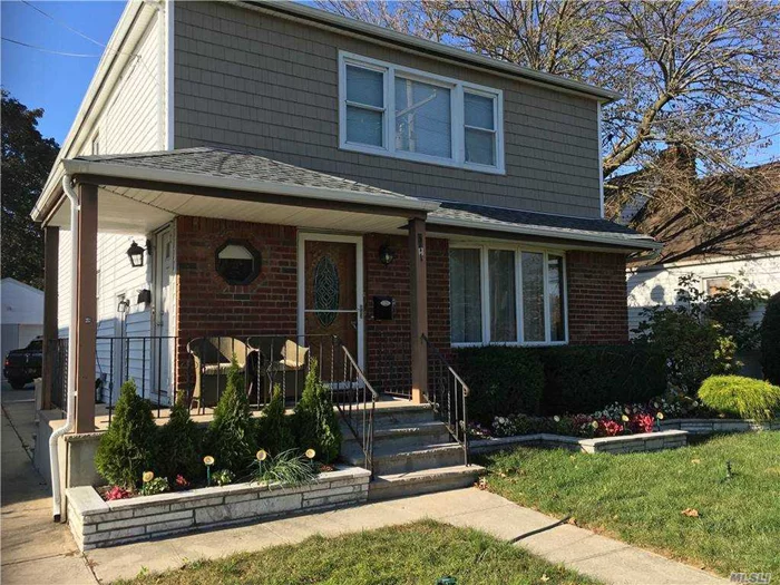 Legal 2 family, 3 Bedrooms EIK LR/DR full bath 1st floor with 2 Entrances 3 Bedrooms Kitchen LR/Dr full Bath upstairs Full finished basement with OSE, 2 car detached garage. Ample parking with over sized driveway New roof. Updated Kitchens and baths. Close to transportation and shopping
