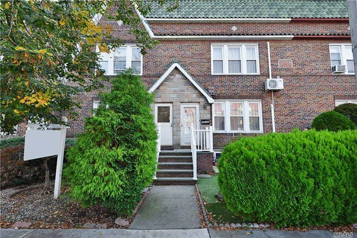 Attached Single Family For Sale In Prime Location, 20x30 Building Size WithTwo Stories Plus Finished Basement, 3 Bedroom/2 Baths, R4B Zoning, Easily Convert To Legal Two Family, Huge Backyard. Next To All Transportation, Lirr, Major Retails, Blocks Away From Bell Blvd. Great School District, One Car Garage And One Parking Space. A Must See.