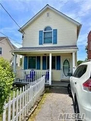 Adorable Front apt in updated Cottage, Newly carpeted LR & EIK, 2nd floor includes Master Bed w/cathedral ceiling, full bath, extra room for storage. Off street parking