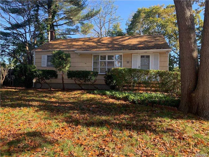 Great Starter Home! Walk to LIRR and Ronkonkoma Hub. Hardwood Floors; Roof Under 10 Years; Inground Sprinklers; Large Basement; Extra Large Fenced Lot; New SS Appliances; New Washer;