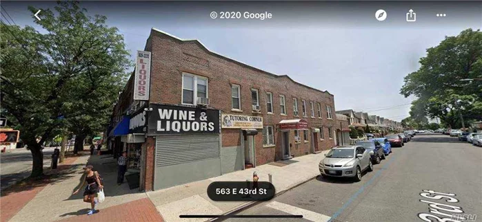 Amazing opportunity to own an excellent income producing property in East Flatbush Farragut Neighborhood. Ground floor Liquor store. 1-bedroom unit, 2-Bedroom unit upstairs. church unit at the rear of the property.down are up to date with rents and are excellent tenants.