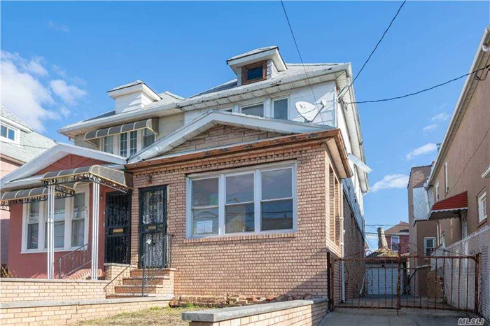 Huge 3-bedroom in the heart of East Flatbush! This property boasts large bedrooms, enclosed porch, formal dining room, and a full basement! Within close proximity to schools, shops, transportation, and houses of worship. This is a Fannie Mae Homepath Property.